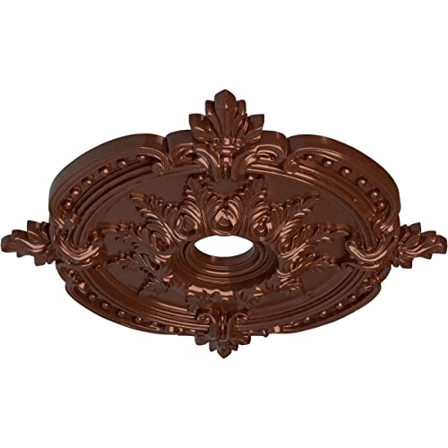 Image of Ekena Millwork CM28BECPS Benson Classic Ceiling Medallion, Copper Penny