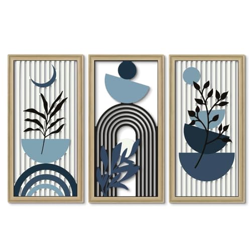 【Facile installazione】Le moderne decorazioni murali sono dotate di ganci neri preinstallati, in modo che possano essere appese rapidamente e facilmente. La decorazione da parete in legno Boho si può combinare in molti modi: puoi provare diversi modi di disposizione e regolare le loro posizioni in qualsiasi momento per migliorare l'atmosfera artistica della tua casa.