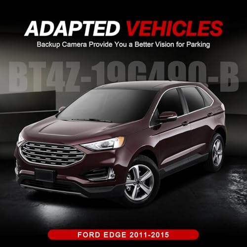 Image of Rear View Park Assist Backup Camera Replacement Compatible with Ford Edge 2011-2015 Lincoln MKX 2011-2013 Replaces# BT4Z-19G490-B