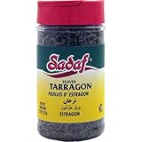 Sadaf Tarragon Leaves - Dried Tarragon Herb for Cooking and Food Seasoning - Natural, Vegan, Kosher, Halal - Estragon - 1.3 Oz Bottle With Shaker Top