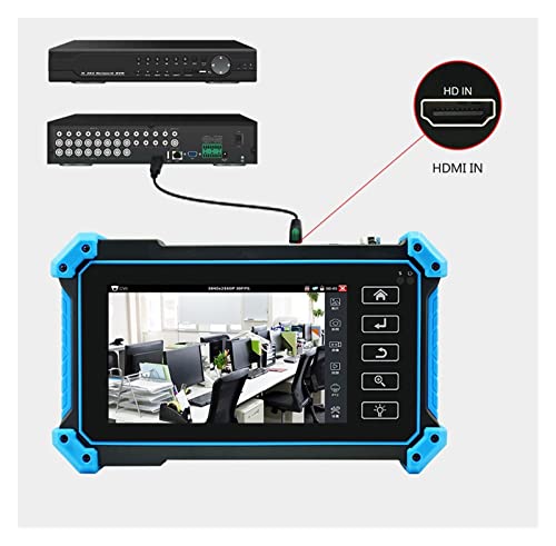 Probador de cámara IP CCTV para resolver fallas en monitor analógico coaxial 4