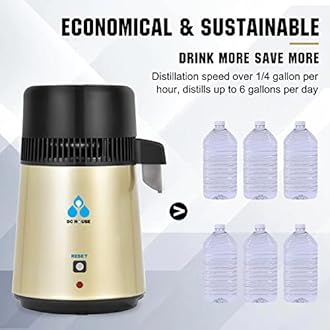 Gold water distiller