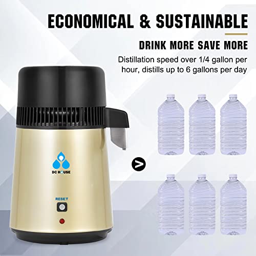 Gold water distiller