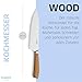 Kuppels WOOD Kochmesser 20 cm Klinge, Extrem scharfes Küchenmesser aus Chrom Vanadium Stahl mit...