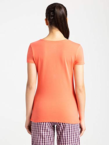 Image of Jockey 1361 Women's Super Combed Cotton Elastane Stretch Regular Fit Graphic Printed Round Neck Half Sleeve T-Shirt (Prints May Vary)