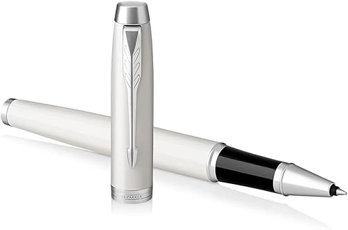 Miniatura 4 de PARKER IM 1931674 - Bolígrafo de punta fina con tinta negra (1931674), color blanco y cromado