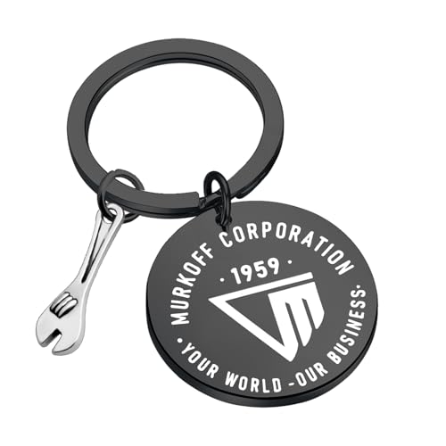 SEIRAA Video Game Inspired Keychain Murkoff Corporation Jewelry Murkoff Corporation