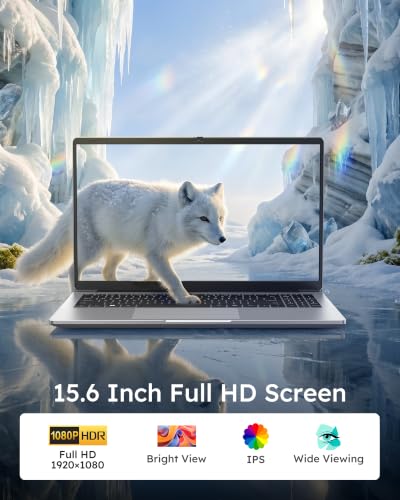 Image of Amzboy 15.6 inch Laptop, N4020 CPU, 4GB RAM, 128GB eMMC, FHD Display, Win 11