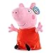 siqiwl Stofftier Peppa Schwein George Familie Plüschtiere Gefüllte Puppe Party Dekorationen Pepa Schwein Ornament Schlüsselbund Kinder Spielzeug