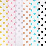 MR FIVE 120 Sheets Polka Dot Tissue Paper Bulk,20" x 28",Tissue Paper for Packaging,Gift Wrapping Ti