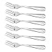 YFOX 6 Pezzi di forchetta in Acciaio Inossidabile per Dessert alla Frutta Torta,Lavabile in lavastoviglie