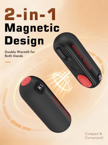 2 Pack Rechargeable Hand Warmers, 6H*2 Long Safe Heat - image 6