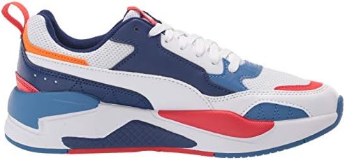 PUMA X-Ray 2 Sneaker, White White-Vibrant Orange-Poppy Red, 6 US Unisex Big Kid | Image 5