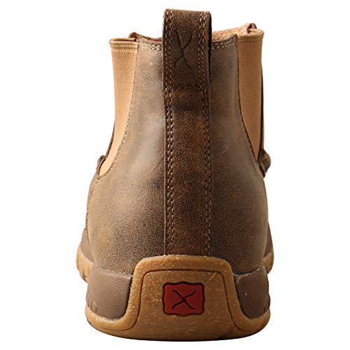 Image of Twisted X Men's Men'S Cellstretch Double Gore Driving Shoes Moc Toe Brown 7.5 EE US
