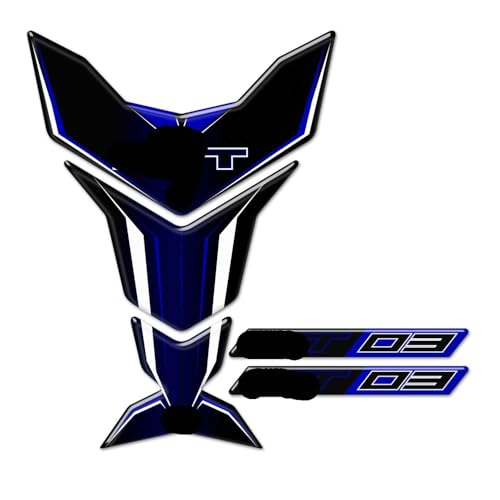 Protection réservoir moto MT03 | Autocollants tapis traction latéral
