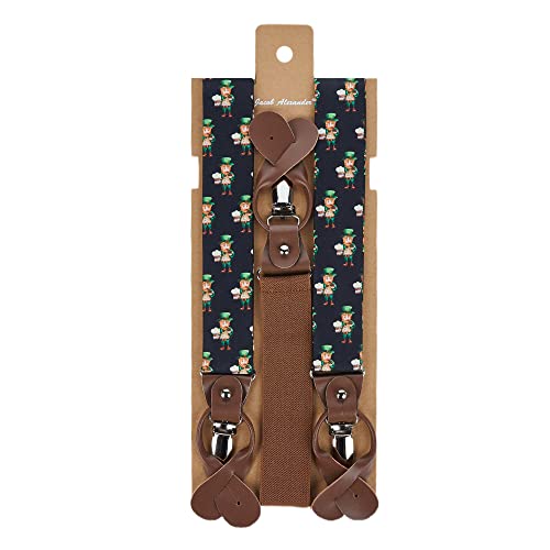Set de 2 piezas para hombre con tirantes y pañuelo miniatura 2
