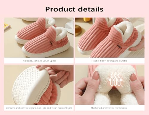 Pluffi The Cozy Stylish Slipper, Pluffi Slipper Booties Warm Plush Lining Slippers for Women and Men4
