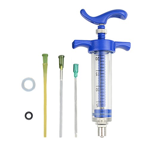 Lily Pet Spritze, Kunststoff und Plexiglas, zum Füttern von Milch für Junge Vögel oder Füttern von Medizin für kranke Vögel, 20ml and 2+2.5+3mm Hose Cover