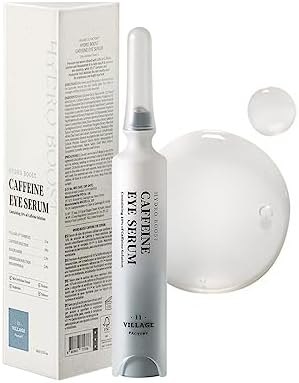 VILLAGE11FACTORY Hydro Boost Caffeine Eye Serum, 0.33 fl.oz./10ml