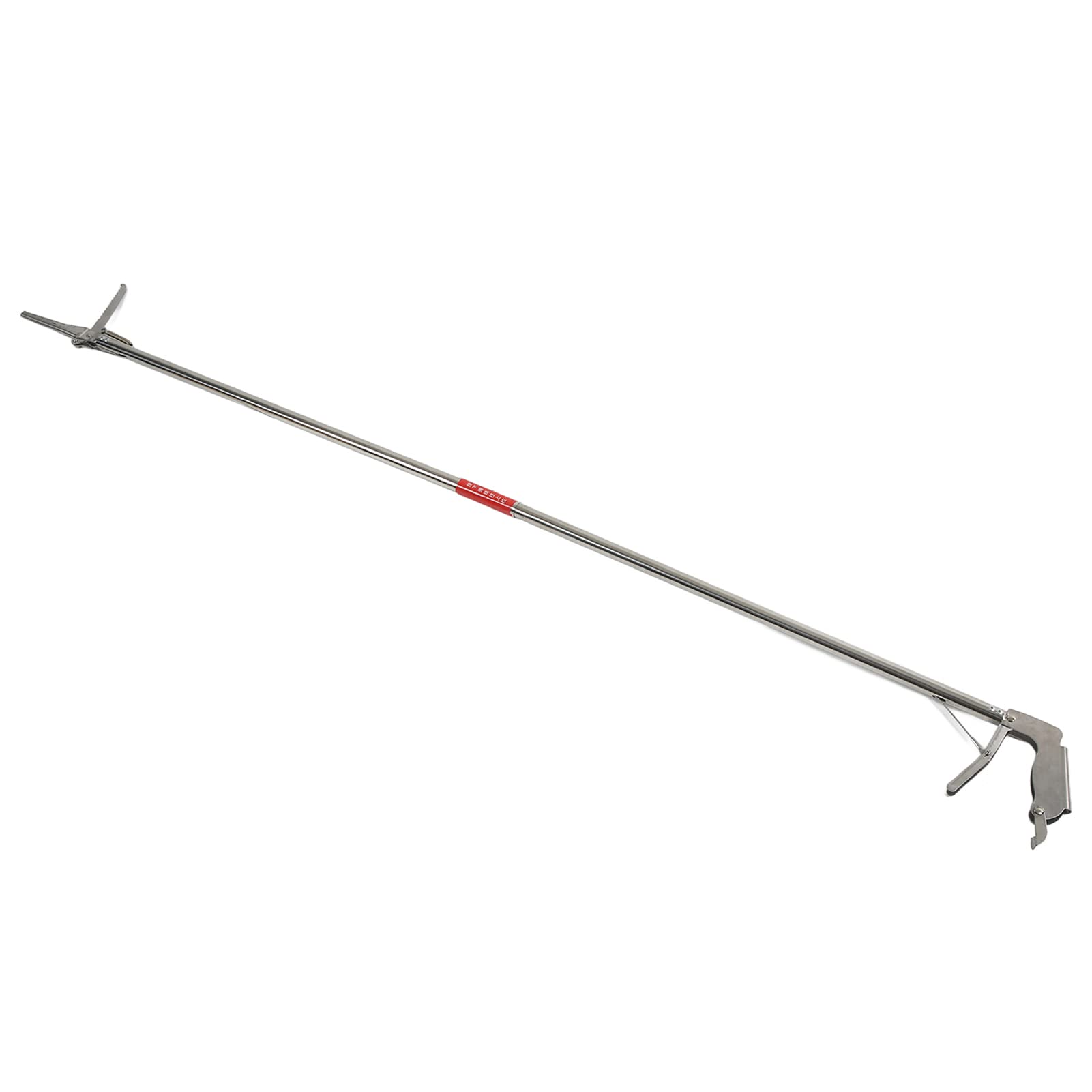 Pinces à Crabe Durables en Acier Inoxydable, Faciles à Manipuler pour le Homard à L'anguille, Longueur Pliante de 29,5 Pouces pour le Camping (Pince droite)