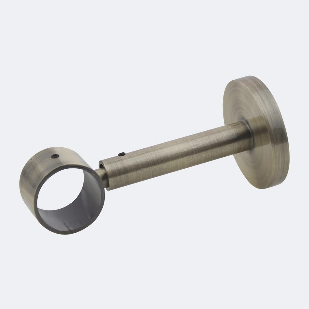 BOULET Kit barre à rideaux 3m00 Tendance 28mm Mur Chapeau Bronze