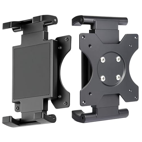 Image of Universal VESA Mount Adapter for Tablets - Spring Clamp Holder for iPad and Portable Monitors up to 15.6″ - Fits VESA 75x75 & 100x100 - Compatible with Surface, Galaxy Tab, and 2-in-1 Laptops