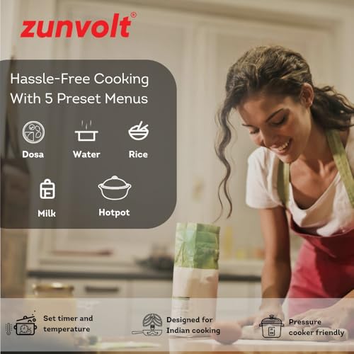 Image of ZunVolt 2000W Crystal Touch Control Induction Cooktop - Black