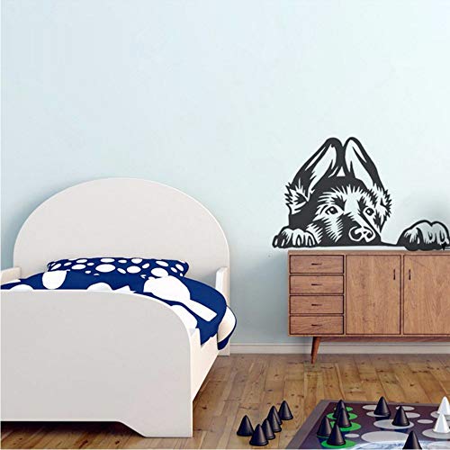 Diamant Stickerei Neue Deutsche Schäferhund Wandtattoo Vinyl Aufkleber Wohnkultur-Gut Für Wände Autos Spiegel Hund Wandbild Diy 56 * 87 Cm Zxfcczxf