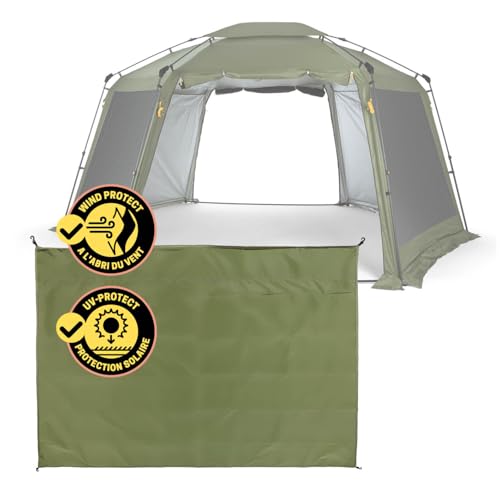 Lumaland Outdoor Panneau latéral pour pavillon Pop-up | Tonnelle Pliable imperméable | 215x155x167 | Paroi latérale pour Tente de Jardin & Camping & fête | Barnum Pliante [Vert]