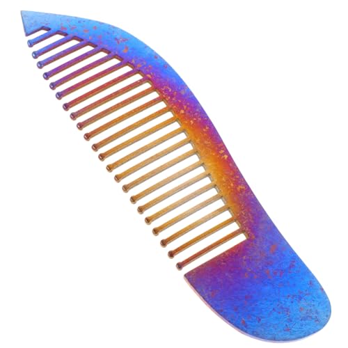 Peigne coiffure alliage contre cheveux électriques Mikikit portable dents larges