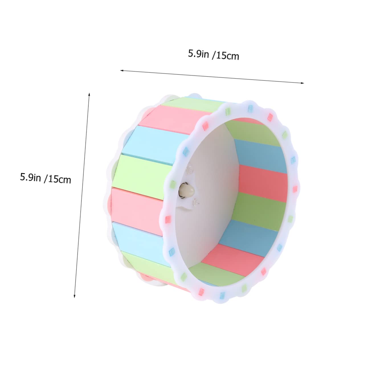 Toddmomy Encourage Healthy Exercise Small Pet Running Wheel Pet Sports Wheel Easy to Use Hamster Treadmill
