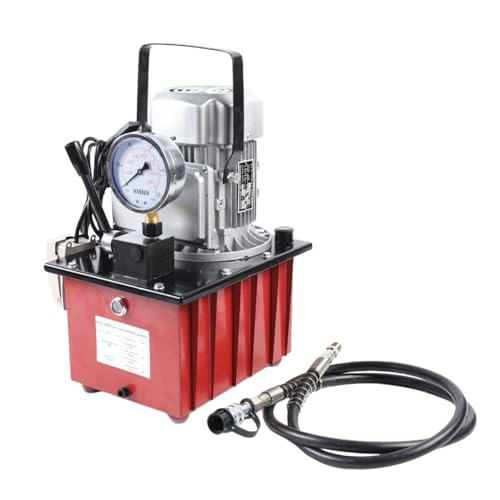 Pompe hydraulique électrique 700 Bar Pompe électrohydraulique 220V Agrégat hydraulique Manuelle Valve avec tuyau d'huile 750W