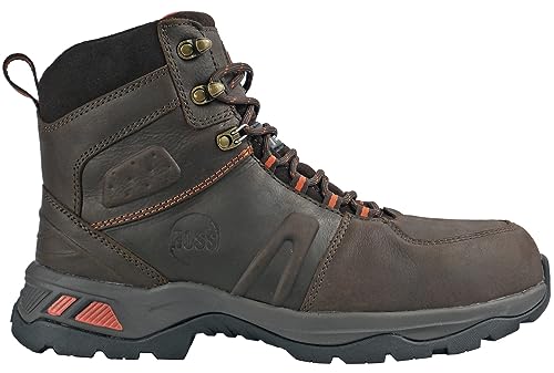 HOSS, Composite Toe, Waterproof,Leather,UltraThinsulate, Size 9 1/2 Width Wide, Color Brown, Model# 60242 9.5 2E4