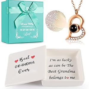 Breezy Valley Mothers Day Gifts for Grandma Best Grandma Ever Gifts, I Love You Necklace Grandma Gifts – Happy Birthday…