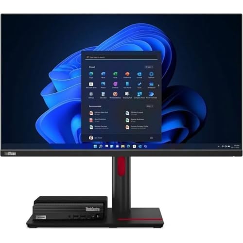 Image of Lenovo ThinkCentre M70q Gen 3 Mini PC - 12th Gen Intel Core i5 Hexa-core Desktop Computer with 16GB DDR4 RAM, 256GB NVMe SSD - Windows 11 Pro 64 Compact and Powerful Desktop PC in Black (11T300C0US)