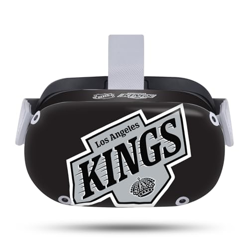 Head Case Designs Officially Licensed NHL Oversized Los Angeles Kings Vinyl Sticker Skin Decal Cover Compatible with Meta Quest 2