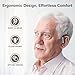 Hearing Aids for Seniors, Rechargeable Hearing Aids for People with Hearing Loss, Hearing Amplifier for Adults, Quality Sound, Intelligent Noise Cancellation, Standby 100h, Comfortable Wearing（Black）