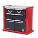Step2 Corvette Dresser for Kids - Durable 4 Drawer Cabinet Organizer, Red/Black/Silver