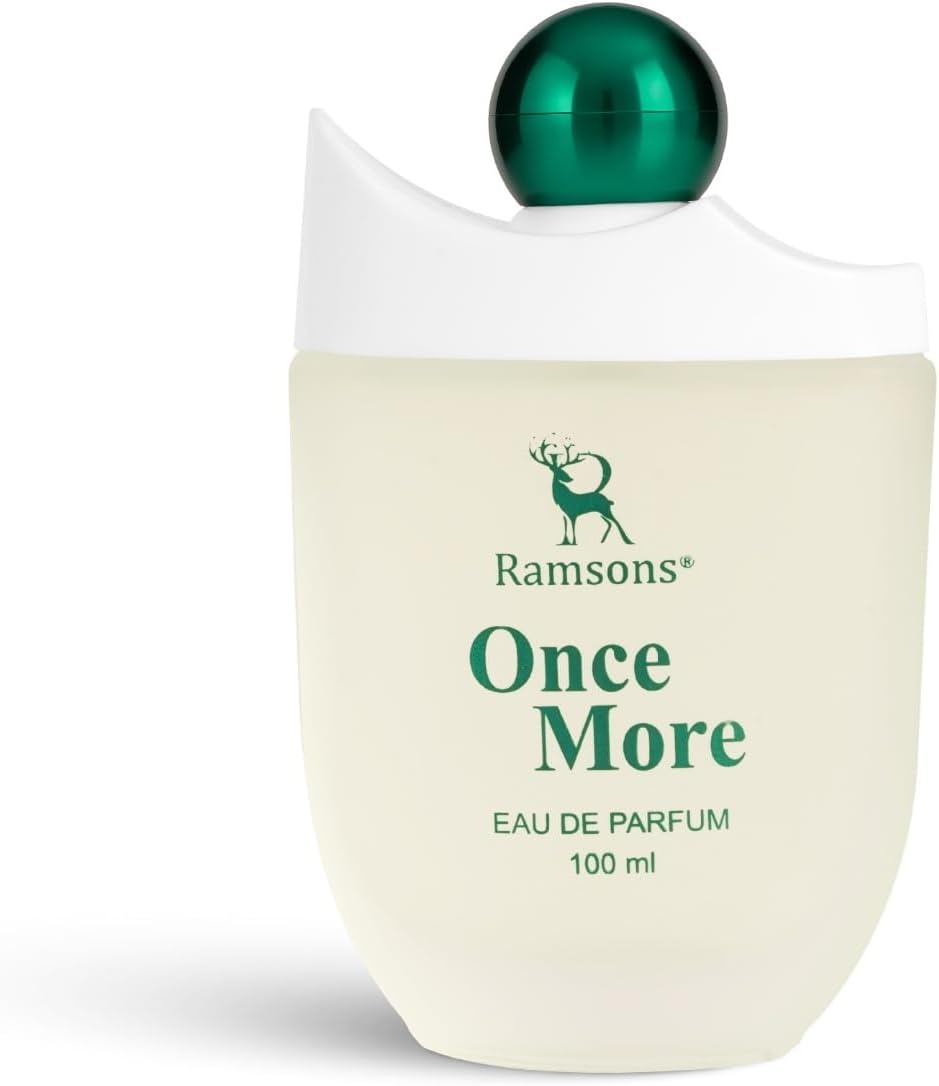 ONCE MORE Eau De Parfum | 100 ML | Perfume For Men | TN - Bergamot, Peach, Plum, Orange Blossom | MN - Mimosa, Vanilla Flower, Jasmine, Freesia, Rose | BN - Leather, Vanilla, Musk, Amber