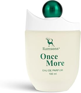 Ramsons - ONCE MORE Eau De Parfum | 100 ML | Perfume For Men | TN - Bergamot, Peach, Plum, Orange Blossom | MN - Mimosa, Vanilla Flower, Jasmine, Freesia, Rose | BN - Leather, Vanilla, Musk, Amber