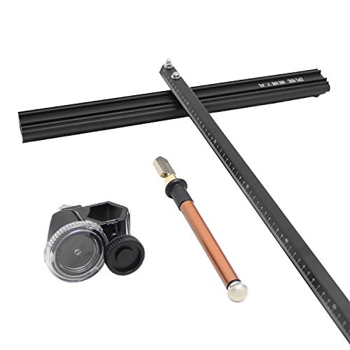 Huanyu T cortador de vidrio, herramienta de corte de azulejos de cerámica ajustable máquina de corte de diamante con alta precisión de corte y sistema de control automático de aceite