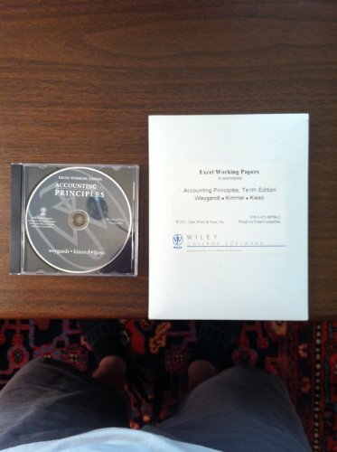 Excel Working Papers to accompany Accounting Principles 10e