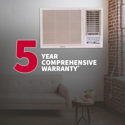 Image of Hitachi 1.5 Ton 3 Star, New star rated, Window Inverter AC (Copper, Filter Clean Indicator, 2026 Model, RAW318HIEO, White)
