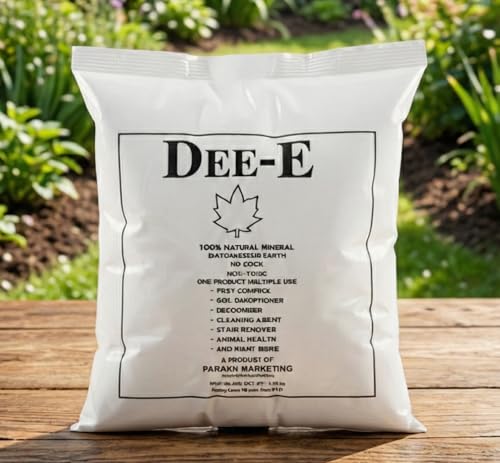 Image of DEE-E Diatomaceous Earth Powder | 100% Natural Indoor Outdoor Pest Control Soil Amendment Deodorizer | (1.8 kg, Pack of 1)