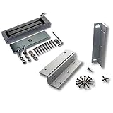Magnetic Lock Holding Force Indoor Access System 300, 600 & 1200LBS Electromagnetic Lock 12/24VDC Includes L&Z Bracket Heavy Duty Professional UL Listed (Electromagnetic Lock 300LBS + L&Z Bracket)