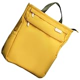 ifundom Mochila Maternal Multifuncional Amarilla Gran Capacidad con Múltiples Bolsillos para Pañales Biberones y Accesorios de Ligera y Portátil para Uso al Aire