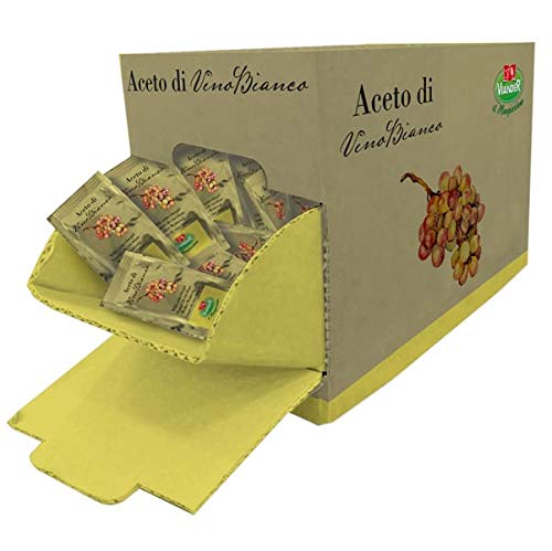 Viander Lot de 250 sachets unidoses vinaigre de vin 5 ml