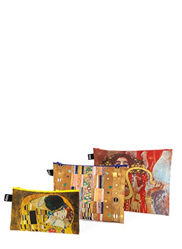 Preisvergleich Produktbild LOQI Museum Gustav Zip-Etuis Münzbörse, Klimt