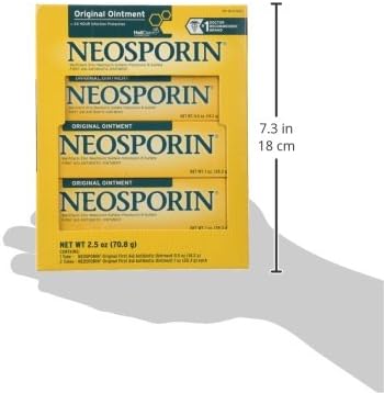 Miniatura 3 de Pomada antibiótica de primeros auxilios de Neosporin, original, 3 unidades