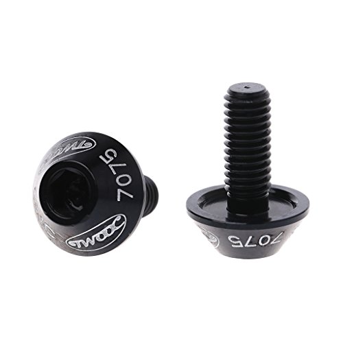 FGDTREE 2Pcs M5x10mm Aluminum Alloy Bicycle Water Bottle Cage Bolt Holder Screw New Bolt Screw Set Bolt Screw Extractor Bolt Screw Containers Bolt Screw for Plate Bolt Screw Gauge Bolt Screw Bin